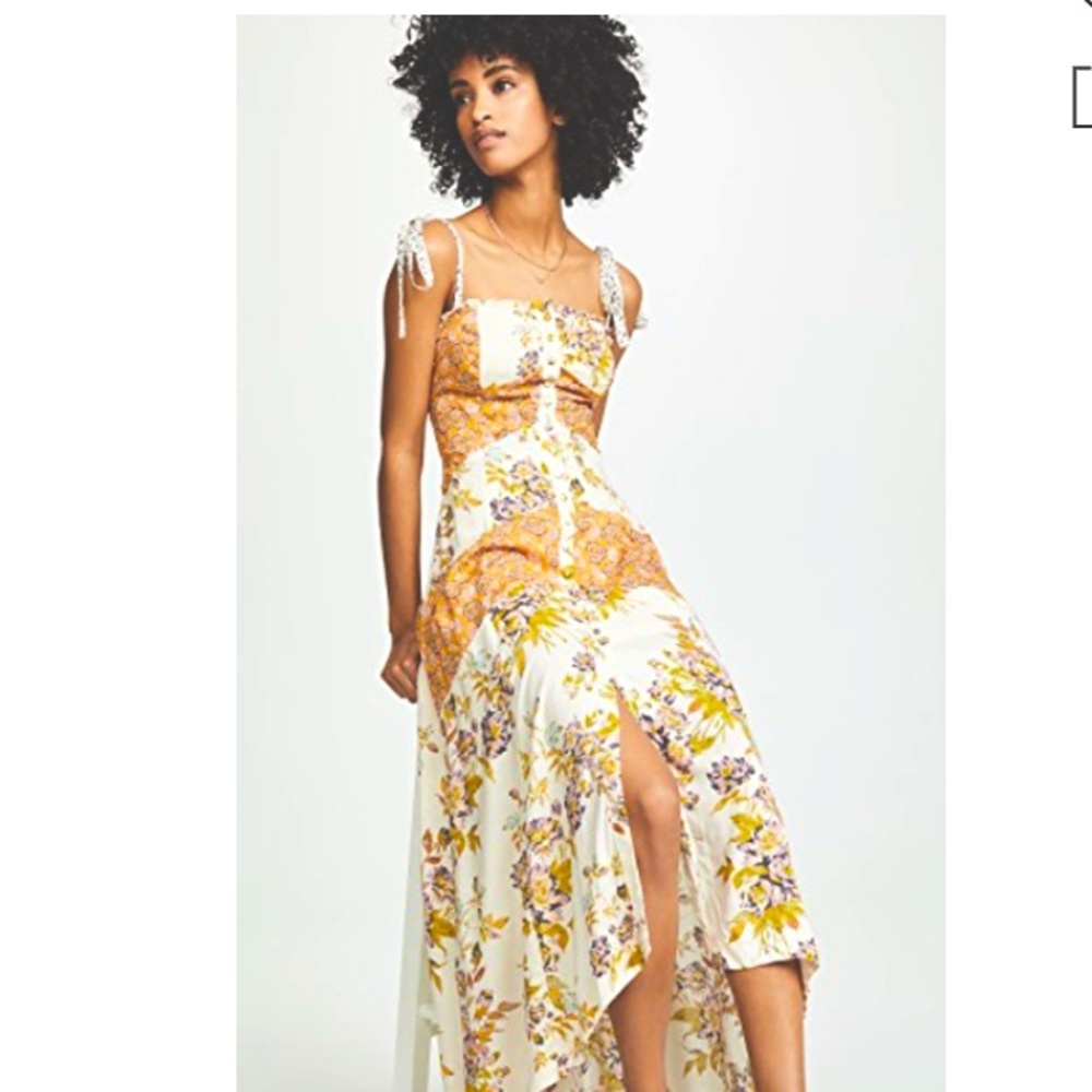 Free People Lover Boy Floral High/low NWT